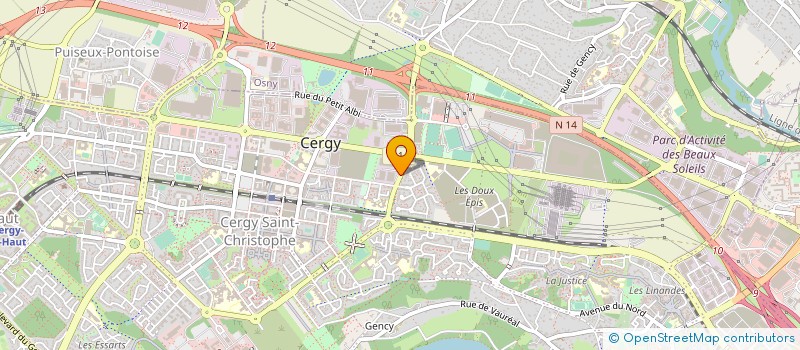 localisation de l'entreprise SOMEP INDUSTRIES à CERGY