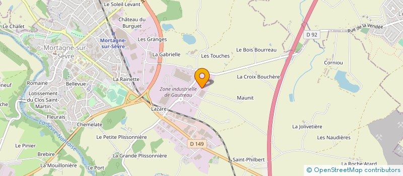 localisation de l'entreprise SOMEPLUS à MORTAGNE-SUR-SEVRE
