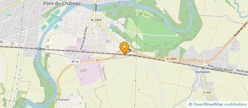 localisation de l'entreprise SOMERCO  PONT-DU-CHATEAU