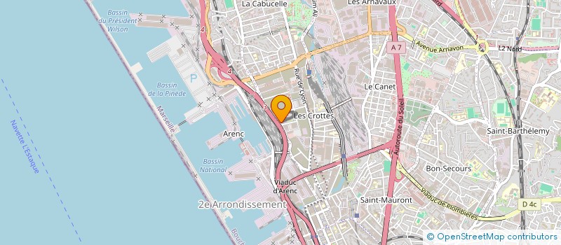 localisation de l'entreprise SOMERHA à MARSEILLE
