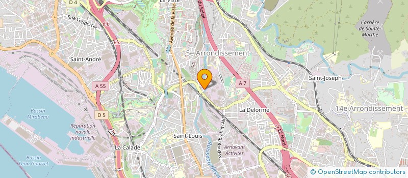 localisation de l'entreprise SOMET LOGISTIQUE à MARSEILLE