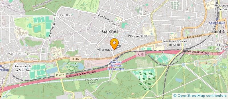 localisation de l'entreprise SOMETHING DIFFERENT  GARCHES