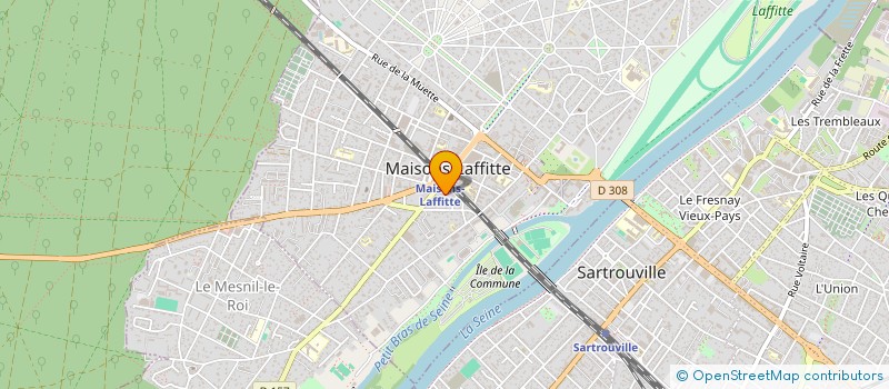 localisation de l'entreprise SOMETHING PINK STUDIO  MAISONS-LAFFITTE