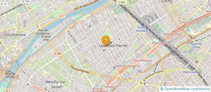 localisation de l'entreprise SOMETUD à LEVALLOIS-PERRET