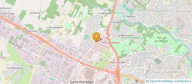 localisation de l'entreprise SOMEWHERE TO MEET - HEBERGEMENT à SAINT-HERBLAIN