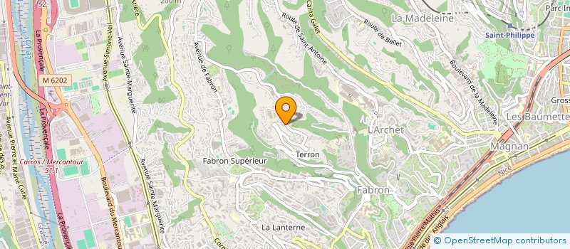 localisation de l'entreprise SOMFAMILY à NICE