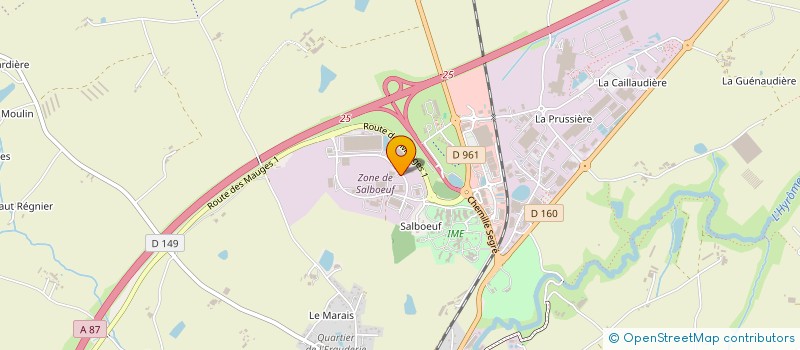 localisation de l'entreprise SOMGA INDUSTRIE à CHEMILLE-EN-ANJOU