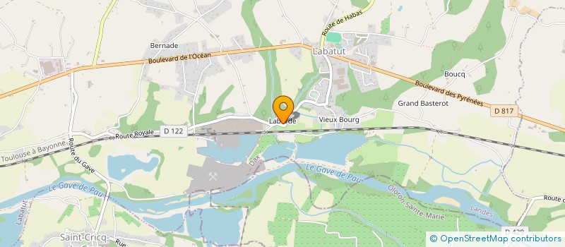 localisation de l'entreprise SOMGE  BELUS