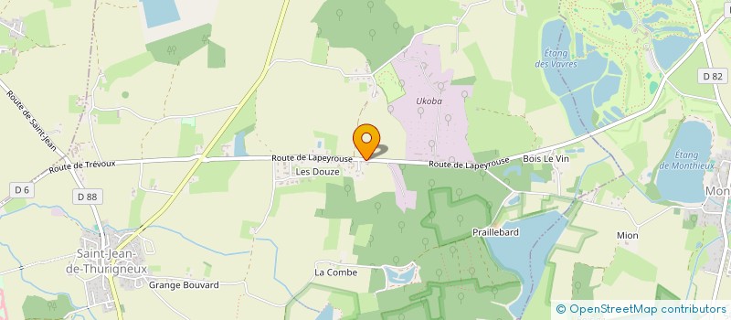 localisation de l'entreprise SOMGEC  SAVIGNEUX