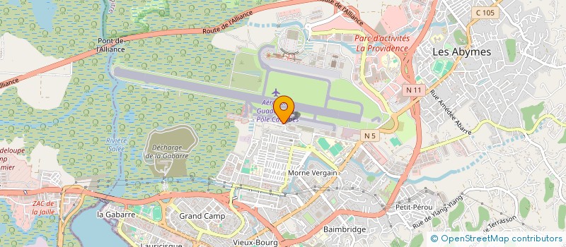 localisation de l'entreprise SOMI à LES ABYMES