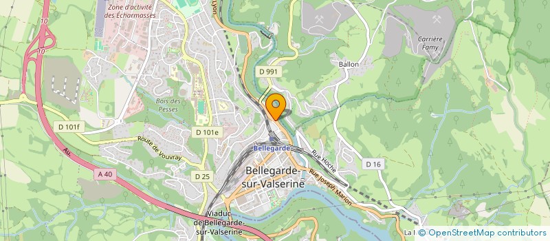 localisation de l'entreprise SOMIA-FESTAS à VALSERHONE