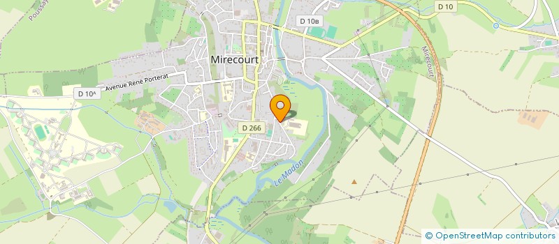 localisation de l'entreprise SOMIFRUIT à MIRECOURT