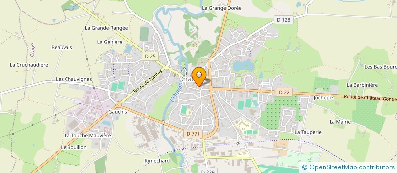 localisation de l'entreprise SOMILA à CRAON