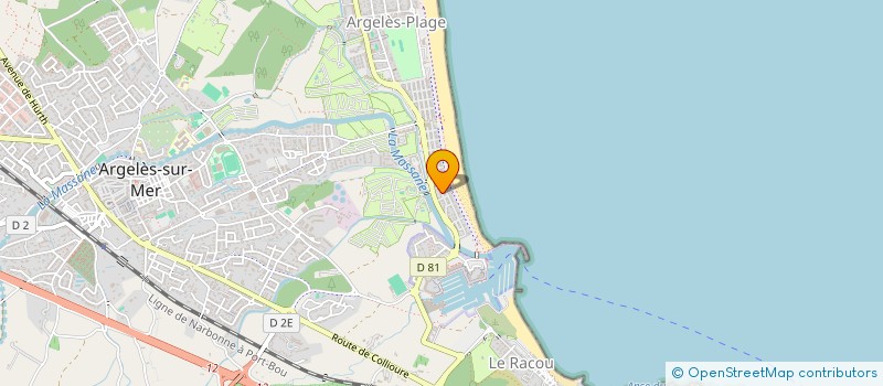 localisation de l'entreprise SOMINALL à ARGELES-SUR-MER