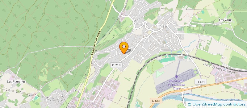 localisation de l'entreprise SOMIRA APPLICATIONS à CHALEZEULE