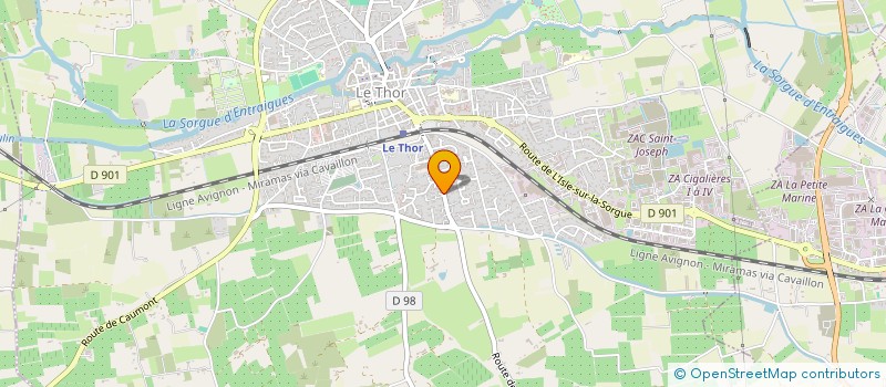 localisation de l'entreprise SOMIREV  LE THOR