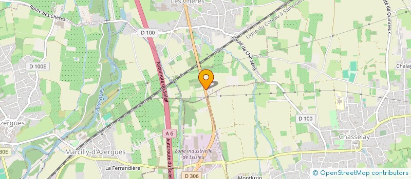 localisation de l'entreprise SOMLEC  LES CHERES