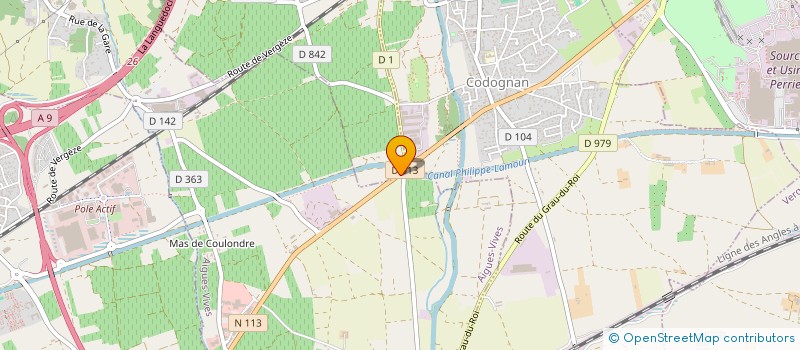 localisation de l'entreprise SOMLIMAT à AIGUES-VIVES