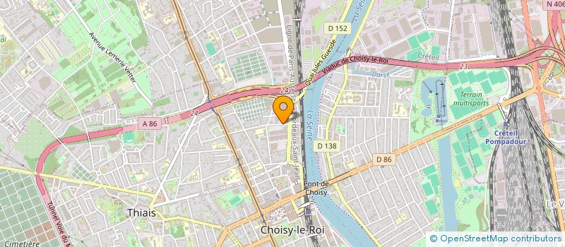 localisation de l'entreprise SOMLYN à CHOISY-LE-ROI