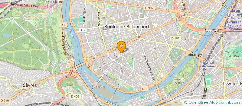 localisation de l'entreprise SOMM.COM à BOULOGNE-BILLANCOURT
