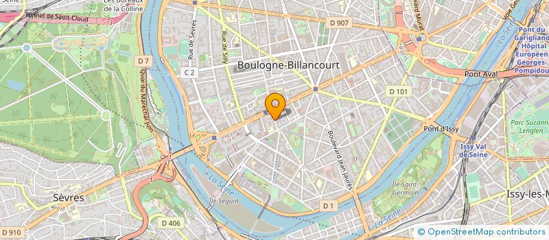 localisation de l'entreprise SOMMA FRANCE à BOULOGNE-BILLANCOURT
