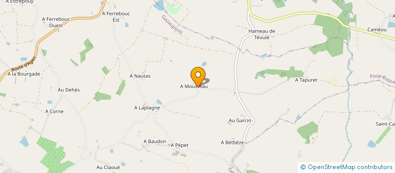 localisation de l'entreprise SOMMAIL  GAZAUPOUY