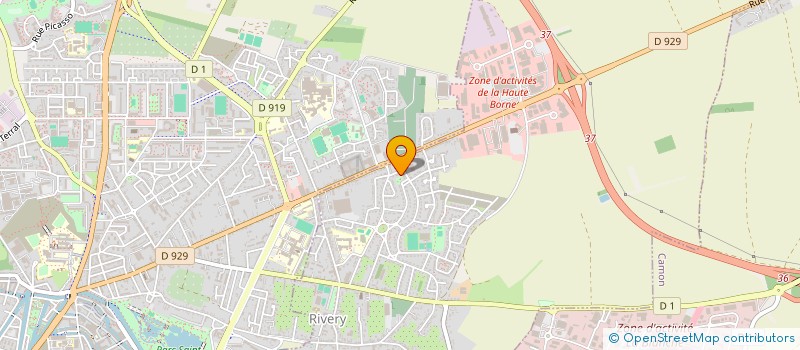 localisation de l'entreprise SOMMAUTO à RIVERY