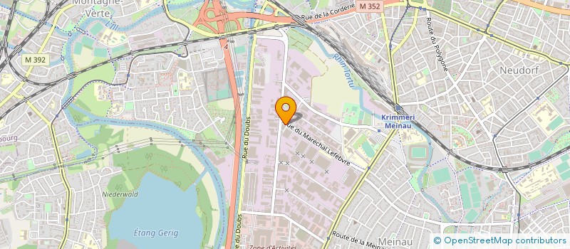 localisation de l'entreprise SOMMAX à STRASBOURG