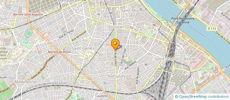 localisation de l'entreprise SOMME 127 à BORDEAUX