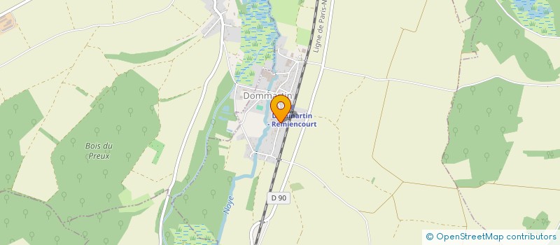 localisation de l'entreprise SOMME HABITAT à DOMMARTIN