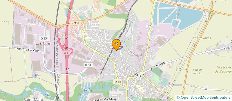 localisation de l'entreprise SOMME'HOME à ROYE