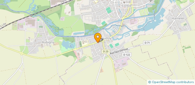 localisation de l'entreprise SOMME HOME  FOUILLOY