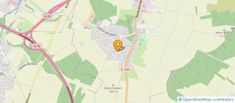 localisation de l'entreprise SOMME SHOTOKAN  DURY