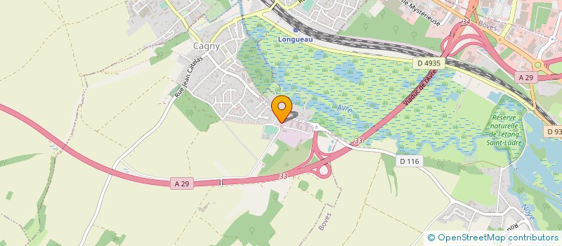 localisation de l'entreprise SOMME TP  CAGNY