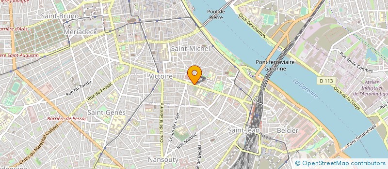 localisation de l'entreprise SOMME VICTOIRE  BORDEAUX