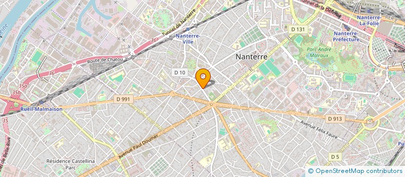 localisation de l'entreprise SOMMEBAY à NANTERRE