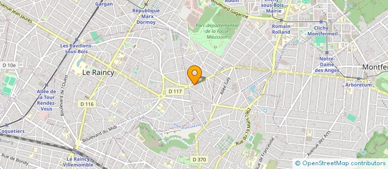 localisation de l'entreprise SOMMEIL D'OR à CLICHY-SOUS-BOIS