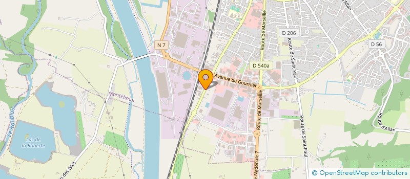 localisation de l'entreprise SOMMEIL DES ADHEMARS à MONTELIMAR