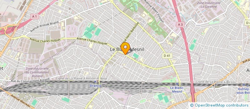 localisation de l'entreprise SOMMEIL LEGER  LE BLANC-MESNIL