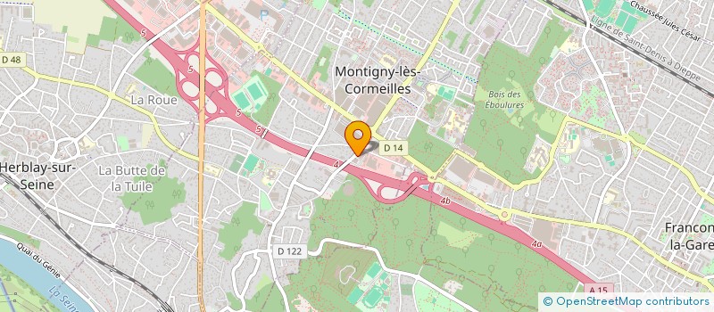 localisation de l'entreprise SOMMEIL & SANTE  MONTIGNY-LES-CORMEILLES