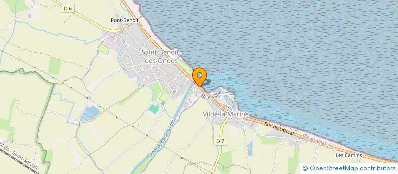 localisation de l'entreprise SOMMELLERIE ET GASTRONOMIE CONSULTING  SAINT-BENOIT-DES-ONDES