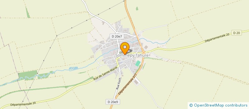 localisation de l'entreprise SOMMEPY TOUTES BOISSONS  SOMMEPY-TAHURE