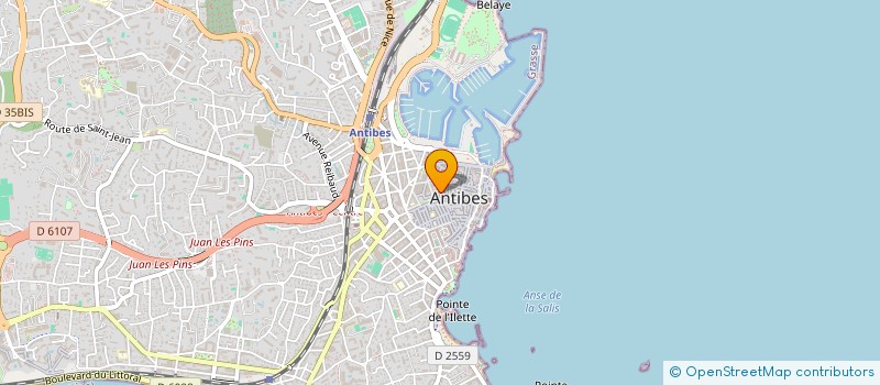 localisation de l'entreprise SOMMER à ANTIBES