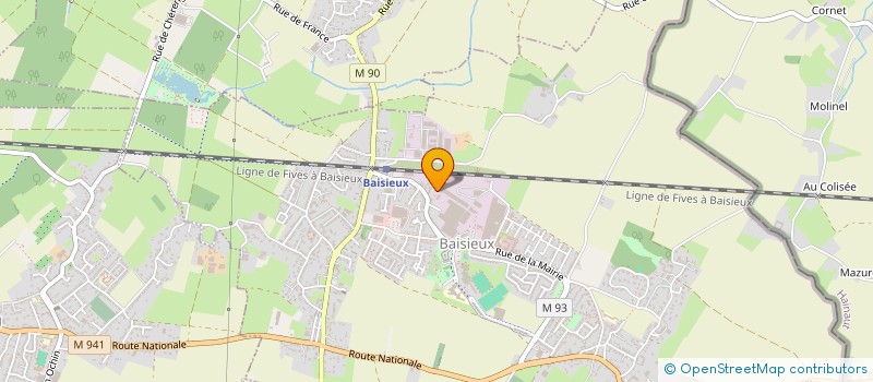 localisation de l'entreprise SOMMER NEEDLEPUNCH à BAISIEUX