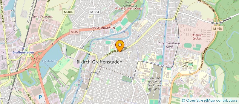 localisation de l'entreprise SOMMER'S COIFFURE  ILLKIRCH-GRAFFENSTADEN