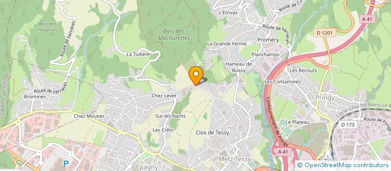 localisation de l'entreprise SOMMERIA  EPAGNY METZ-TESSY