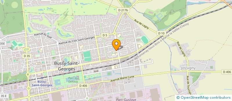 localisation de l'entreprise SOMMET HOLDING à BUSSY-SAINT-GEORGES