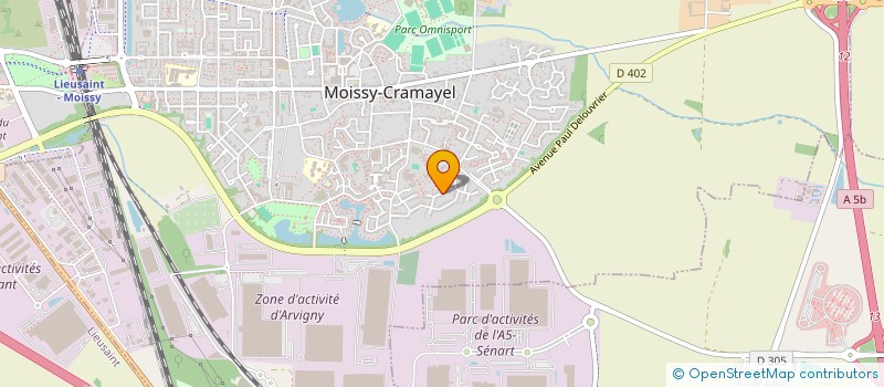 localisation de l'entreprise SOMMETS ET LAGONS à MOISSY-CRAMAYEL