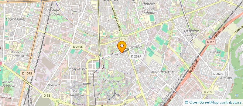 localisation de l'entreprise SOMMETS ET RIVAGES  GRENOBLE