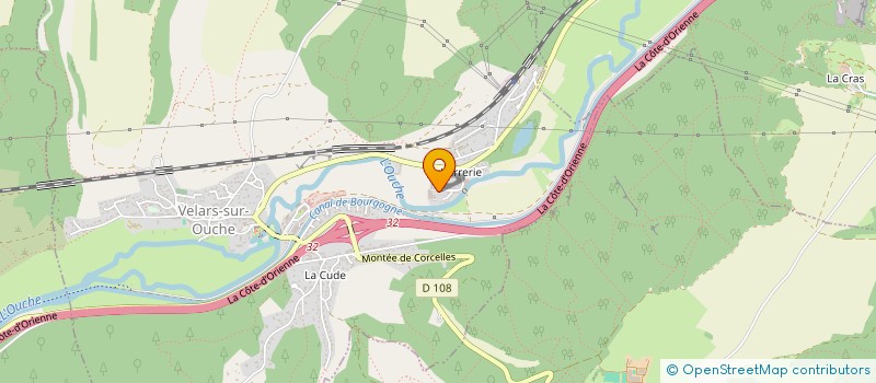 localisation de l'entreprise SOMMIER LOCATION  VELARS-SUR-OUCHE